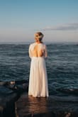 Absolutely loved this dress for my 10 year wedding renewal! I had to get the dress sleeves and length alter I got so many compliments. - Amanda R.