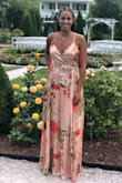 I love this dress, the fabric is fantastic, I took one star of it, because the color is a little bit darker than the picture and I had to adjust the sides, it was a bit loose next to my bust. I was expecting it to be perfect for this price. Other than that I love it. - Fabiane B.
