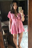 Fits great other than it being really short. Not only is it short but it seems that the torso is cut short because I had to wear regular brief style underwear to keep it from riding up in the back. - Ashley M.