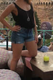 Wore this so many times on my vacation, it just went with everything. I have a small chest so I like that it hangs down low in the front, looks really cute with layered necklaces. Also no bra needed so it's nice and breezy! - Danijea G.