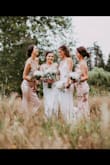 This dress was perfect for my bridesmaid. It has a bit of stretch and the fabric is great quality. The color is a bit more pale then in the photo which I loved. I mixed and matched dresses from this site and was very happy with the outcome. - Rachel W.