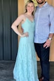 This dress was gorgeous and I got so many compliments on it! I wore it to my friend's wedding. It wasn't even too long for me! - Mallory C.