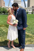 This dress was exactly what I wanted for my casual wedding ceremony. It is such a flattering fit and has pockets too. I'm thinking of dying it a different color so I can wear it as a wedding guest. - Carrie B.