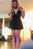The dress is cute however the zipper is a little flimsy. Luckily I could put it on without unzipping it. Although there's shorts under, it the length is super short and no one can tell there are shorts built in. I wanted to wear it to a wedding but it's more appropriate for maybe a bar, lounge type of night out. - Stacey F.