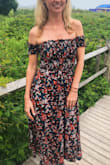 Love this dress! It's super cute and stretchy so the fit is great. You can dress it up or down. - Andrea M.