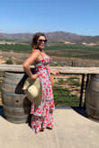 I bought this dress for my  birthday weekend celebration in Ensenada, Mexico. It was a little long, however the fit was perfect. Absolutely gorgeous! - Karla A.