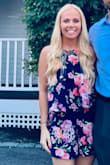 Such a cute and flattering romper!! Can wear during daytime or nighttime. The back is so adorable. - Kristi R.