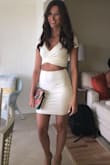 I was nervous about the size, but this fit like a glove and was perfect for my bachelorette party! The material is super soft and you can still wear a bra and be comfortable. Seriously don't hesitate, buy this! - Paige A.