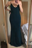 The dress fit perfectly, if anything it had a bit of room to give. The fabric is nice and heavy so I felt very secure in it. It's long enough to wear ~2 in heels so I was really excited about that! - Natalie J.