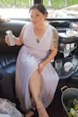 I typically wear a large but had to exchange for an xl. The quality was amazing. I got many compliments on this dress. It was very flattering. The only thing that could have made the dress a bit better would be a little stretch to the material. - Amanda T.