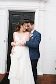 I bought this to wear for my wedding reception and it was perfect! It was comfy, not too heavy and flowy enough to dance the night away. I got a ton of compliments on it and it was a perfect way to escape my heavy hot wedding dress but still have the bridal feel. Highly recommend! The cream color does look more white if you arnt sure about the color - Kaitlyn P.