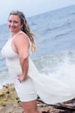 This dress worked out perfectly for our beach wedding pictures! It was a little long so I had some of the length taken off but other than that it's the perfect dress! So glad I found this one! - Melissa B.