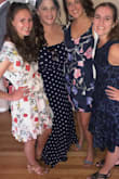 I wore this for a wedding, and got so many compliments!! It was a bit loose for me in the waist, I probably should have ordered an extra small. However. The tie around the waist allows you to tighten the dress and really compliments your figure. I can't wait to wear this dress again! - Christa H.
