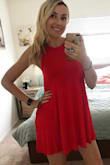 this dress is so cute! it's absolutely my favorite red dress in my closet! - Aga R.