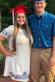 I absolutely loved it! It fit perfectly but it got a little wrinkled once I sat down but I still loved it! I got lots of compliments on graduation day. The material isn't see through or anything 10/10 recommend this dress!! - Gracie P.