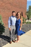 Loved this dress! I wore it to a summer wedding and it was perfect! The color is actually royal blue, not dusty blue like the picture shows. The straps are adjustable and you can also choose how loose or tight you want the fit to be. It is flowy and comfortable, would recommend to anybody, definitely wearing again! - Kristin J.