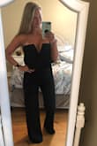 Being tall, it is hard to find one pieces that work and this definitely does! Fits like a glove. Just know it will show bumps and lumps due to the material - LeeAnne B.