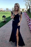 Actually pinned this dress years ago on Pinterest. Ordered it without even realizing that I pinned a similar dress. I felt confident, sexy and classy at the same time! LOVED wearing this for a summer wedding!! - Stephanie B.