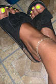 I LOVE IT. It's very comfortable, and the material is soft, I wear my sandals everywhere - Tashni L.