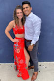 I wore this dress to a beach wedding and it fit the occasion perfectly! I got so many compliments on it! The skirt was very very long. I'm 5'5 and even with heels it was way too long. I wanted to wear sandals so I had to get it hemmed. It cost a little extra since it has multiple layers. I think the place I went charged $50 but it was definitely worth it. - Victoria K.