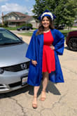 I was worried about it being to short for graduation but when it got here, I knew that it was the perfect size and length. The color is just like the picture and extremely comfortable fabric! - Itzel P.