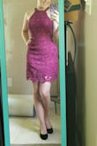 I'm attending a wedding in October and will be meeting my boyfriend's extended family for the first time, and I am so glad I found this dress.  It is the perfect balance of sexy, classy, and beautiful.  I love the way I look and feel.  I will definitely be wearing it for other events. Will be perfect with some control top pantyhose, I feel confident and sexy in this dress! - Olivia B.