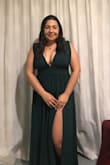 I absolutely loved the dress, it was a bit too big for me but still absolutely gorgeous. The dress has three layers of fabric. - Sami J.