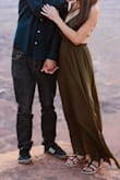 Love this dress. Wore it for my engagement photos with a sticky bra. Highly recommend! - Elly B.