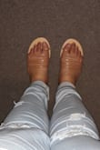 I have kind of wide feet so it was a bit tight on me but I know it will just need to be broken in. 

It looks just as the picture and I love the style and color of it. 

Delivery was easy and on time and kept me up to date through email. 

I love the slippers and know I can always rely on Lulus for great quality and service. - Luisa A.