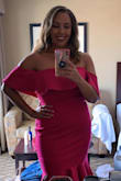 I am normally a size 12 in women's and I ordered an XL. It was a little loose on me, but I'm not exactly sure if I would have been better with an L or if I needed it tailored? 

The dress is beautiful! I received many compliments at the wedding that I wore it to in San Clemente, CA. The material is thick enough to make it a great quality dress but not hot or anything. The color was beautiful as well. I would definitely order this again! - Jennifer M.