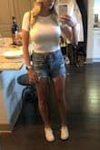 This cropped tee is a great basic. It's soft and fits well. I will say the White is a tad sheer so you have to wear a nude bra which worked fine. I'm purchasing other colors! - Megan O.