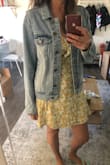 This is my first denim jacket and I'm obsessed. I've worn it every day since I bought it. Looks good with everything, the denim is soft, the color looks great. Highly recommend! - Kseniya L.