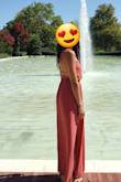 Perfect material for a summer day! Beautiful back detailing. - Ashley K.