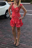 This is my first time shopping at Lulus. I got this dress size S and love it. Great deal for the price. - Kristy K.