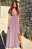 Stunning and comfortable! Great fit. It didn't need to touch up anything on the dress. Perfect color and fabric! Looks like it came out straight from a fairytale. - Elpiniki G.