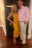 I loved this dress, the lace, the length, and the color. It's very sexy and I felt comfortable dancing all night at a wedding in it. - Alexis H.