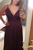 The dress is my dream dress. It's so sexy and really accents my chest. The way it's cut, you can wear any bra the same color or a bra with clear straps or even go without! I'm keeping this dress to wear one day, just not sure when haha. - Natasha M.