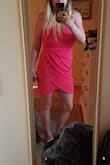 Loved the coral color and it looked great with my beach tan!! Wore this to a dinner and got a lot of compliments! This dress was very comfortable and the material had stretch and was not tight! I have a somewhat larger chest and I didn't feel like I was popping out nor did it make my chest look bulky. Thanks Lulu's! - Britttany C.