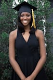 I bought this dress for my daughter's graduation and she LOVED it! It looked great on her. (I had to pin the center since it was a little to revealing) - Stacey P.