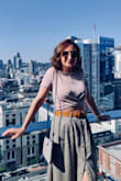 I have to say it's probably one of the most versatile pieces in my closet. I love it so much I want to buy the other colors as well! Is perfect for a hot day and a high waisted skirt! - Nyvi L.