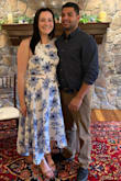 I wore this dress for my bridal shower and got so many compliments. The material was comfy and it fit perfect. I would recommend wearing a nude bra and underwear because it is a little see through. I will definitely wear this dress for other special occasions! - Brittany B.