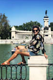 The material is sheer so it is perfect for a hot day! I have used it as a cover up at the pool, worn it to Coachella and took it all the way to Spain with me for a cute outfit on a sunny day. - Nicole C.