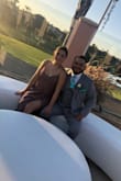 Dress is beautiful and I received compliments all night. I'm  a size 9. My options were 6/8 or 10/12. I went with 10/12 and it was to big. Should have gone with 6/8. Had to take it in a couple inches. - Jenny M.