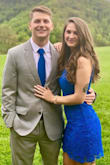 Absolutely love this dress for any spring wedding! It hits just above the knee and the high neck gives you coverage that makes it appropriate for any wedding but the lace gives it a sexier look. I loved my yellow one so much I bought it in this bright blue! - Lindsey B.
