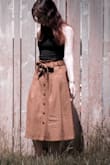 With so many high waisted things these days, this top really pairs nicely. It works with nearly all of my skirts and jeans. I'm very glad I have it. And it's easy to go bra-less with it. - Michelle P.