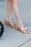 Love these shoes. Saw a similar shoe online for almost 400 and these seem exactly the same to me. Glad I got these and not the others! Not the most comfy but they are definitely cute. Good for night out or something special. I walked all day in them in nyc and my feet hurt at the end of the day. No blisters though! - Jennifer C.