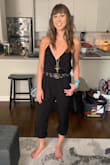 Wore this amazing jumpsuit for a festival and got soo many compliments. Paired it with the Goodness snake gold belt and it was good to go for that festival feel. Fantastic material to feel comfortable and the straps don't ever fall down or get knotted when you tie up the halter. Another romper you can dress up with heels or dress down with a belt and some sandals. - Kelton M.