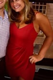 This dress was AMAZING. The color was beautiful and it fit like a glove. Seriously, it was so flattering to my curvy body and I continued to get compliments. If you don't have a go to wedding/event dress, get this! I need it it every color! - Gaby K.