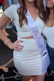 This two piece was perfect for my bachelorette party! It was hard to pick under garments since it's so fitting, but it was super comfortable! - Jackie Y.