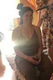 Probably due to a smaller chest this was loose for me but I still loved wearing it to get ready for my wedding day. - Genevieve F.